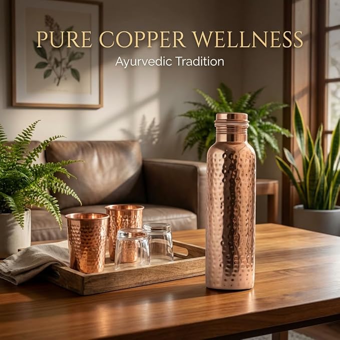 Hammered Copper Bottle