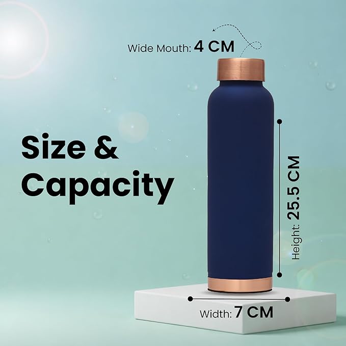 Matte Blue Bottle